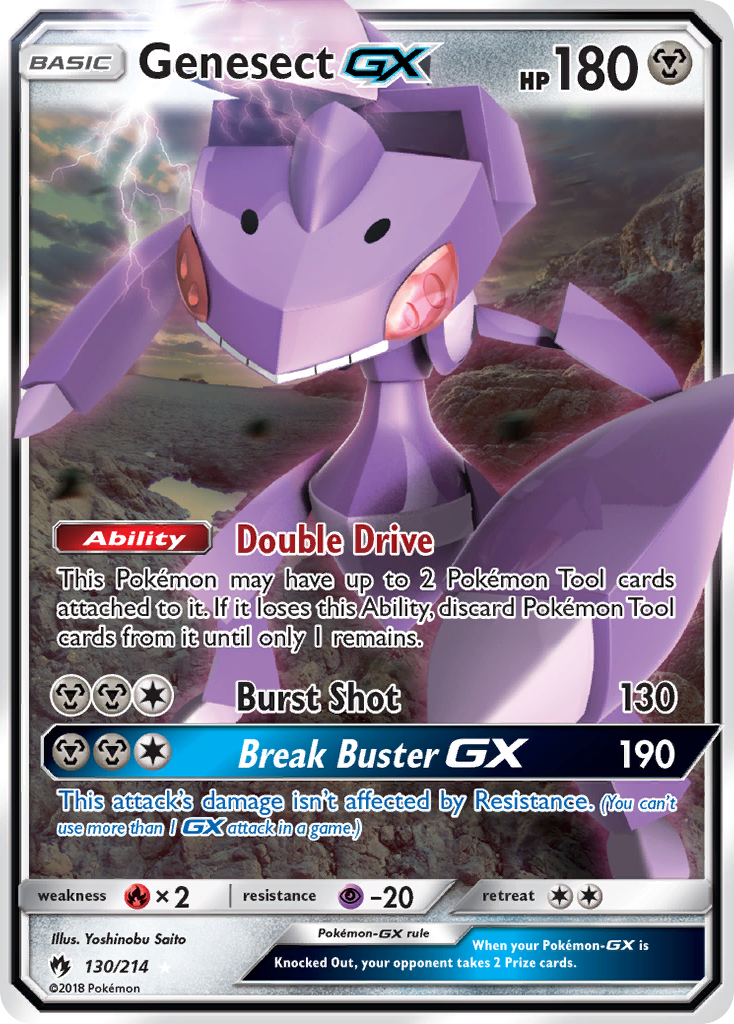 Genesect GX (130/214) [Sun & Moon: Lost Thunder] - Duel Kingdom