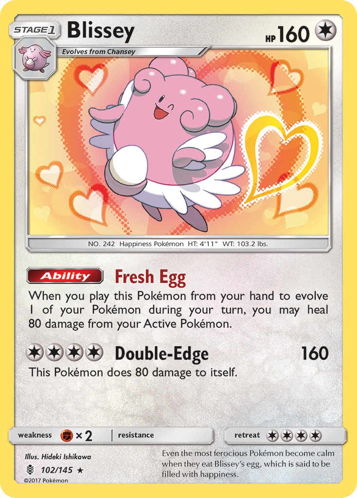 Blissey (102/145) [Sun & Moon: Guardians Rising] - Duel Kingdom