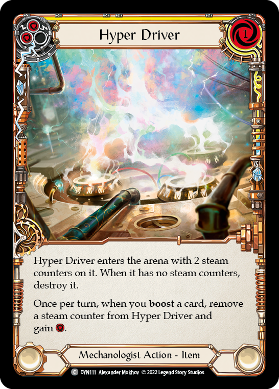 Hyper Driver (Yellow) [DYN111] [Dynasty] Cold Foil