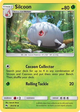 Silcoon (25/214) [Sun & Moon: Lost Thunder] - Duel Kingdom