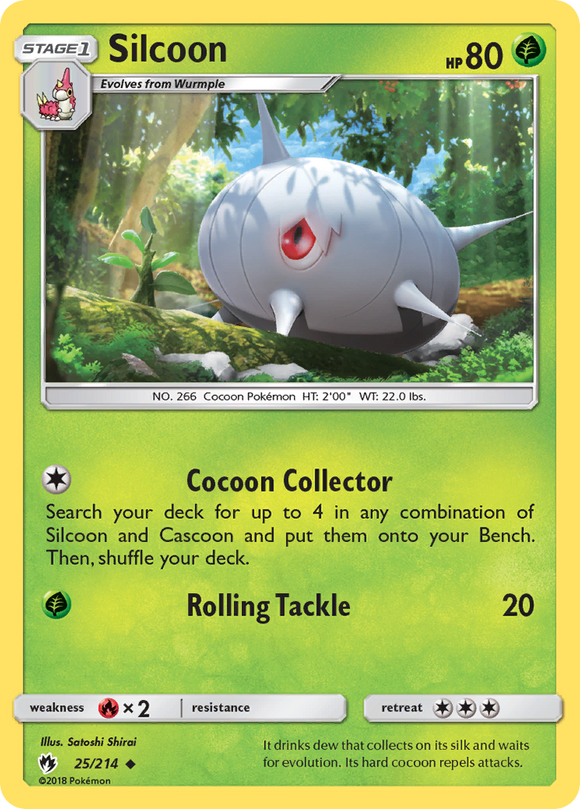 Silcoon (25/214) [Sun & Moon: Lost Thunder] - Duel Kingdom