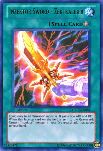 Inzektor Sword - Zektkaliber [ORCS-EN054] Ultra Rare - Duel Kingdom