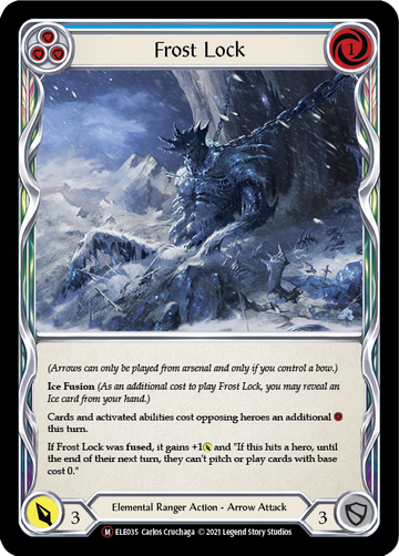 Frost Lock [U-ELE035] Unlimited Rainbow Foil - Duel Kingdom