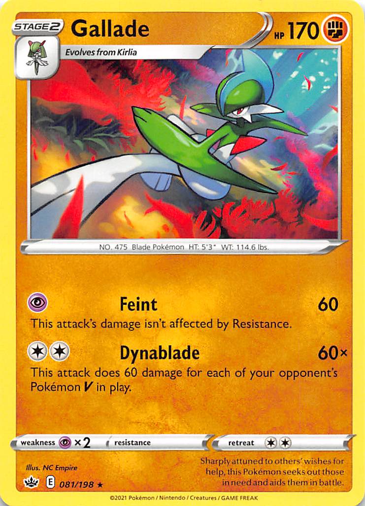 Gallade (081/198) [Sword & Shield: Chilling Reign] - Duel Kingdom