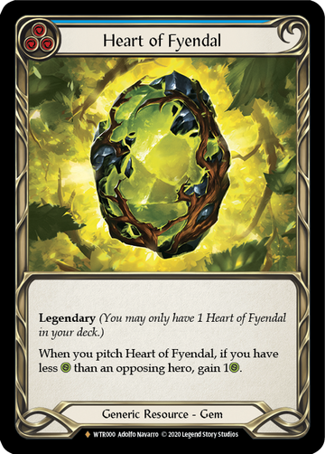Heart of Fyendal [WTR000] Unlimited Rainbow Foil - Duel Kingdom