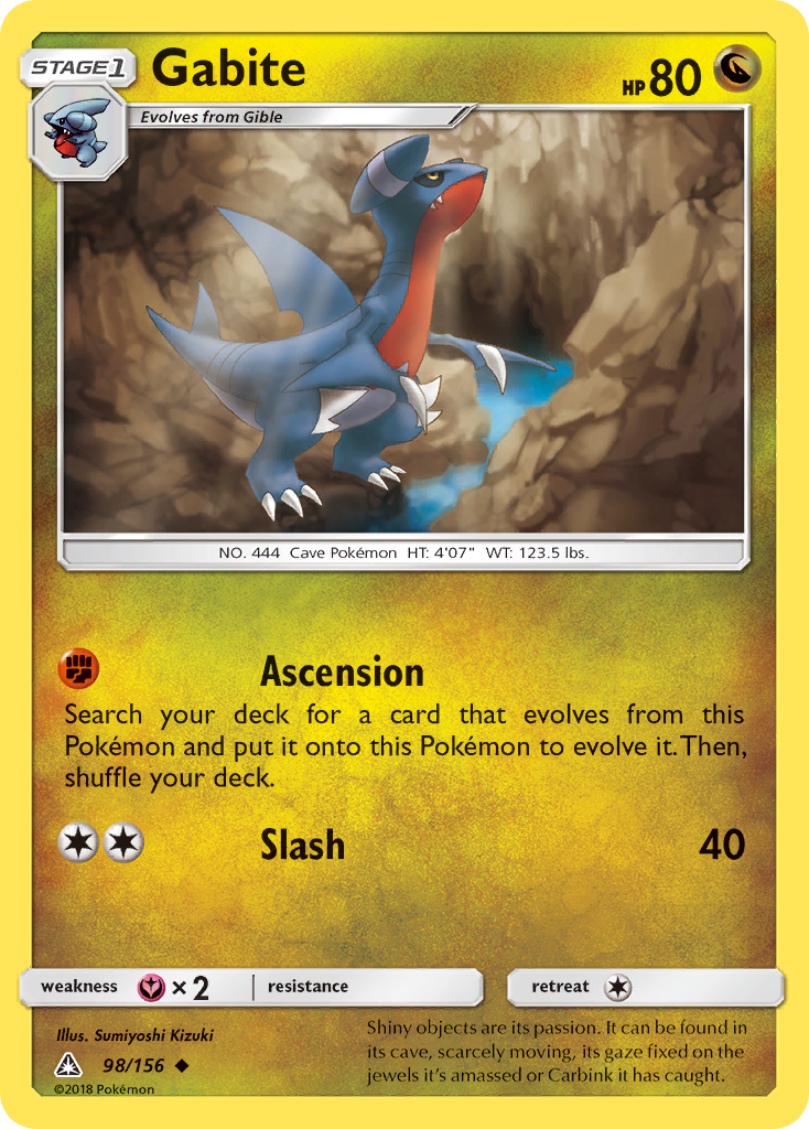 Gabite (98/156) [Sun & Moon: Ultra Prism] - Duel Kingdom