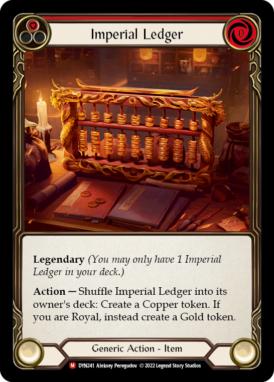 Imperial Ledger [DYN241] [Dynasty] Cold Foil