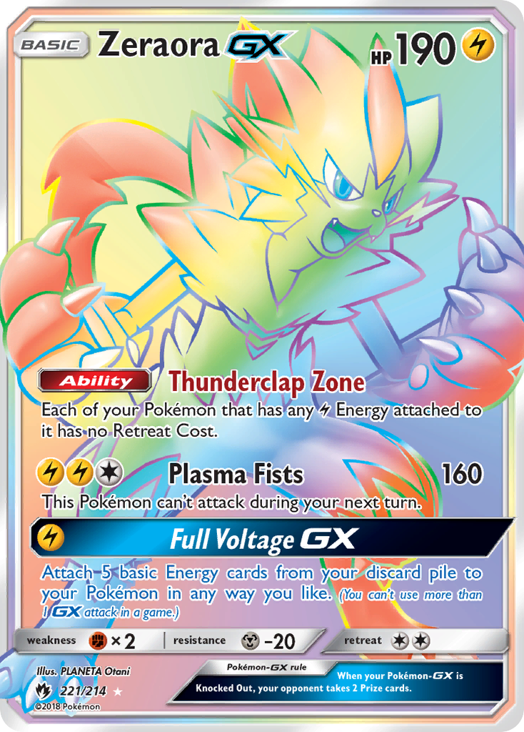 Zeraora GX (221/214) [Sun & Moon: Lost Thunder] - Duel Kingdom