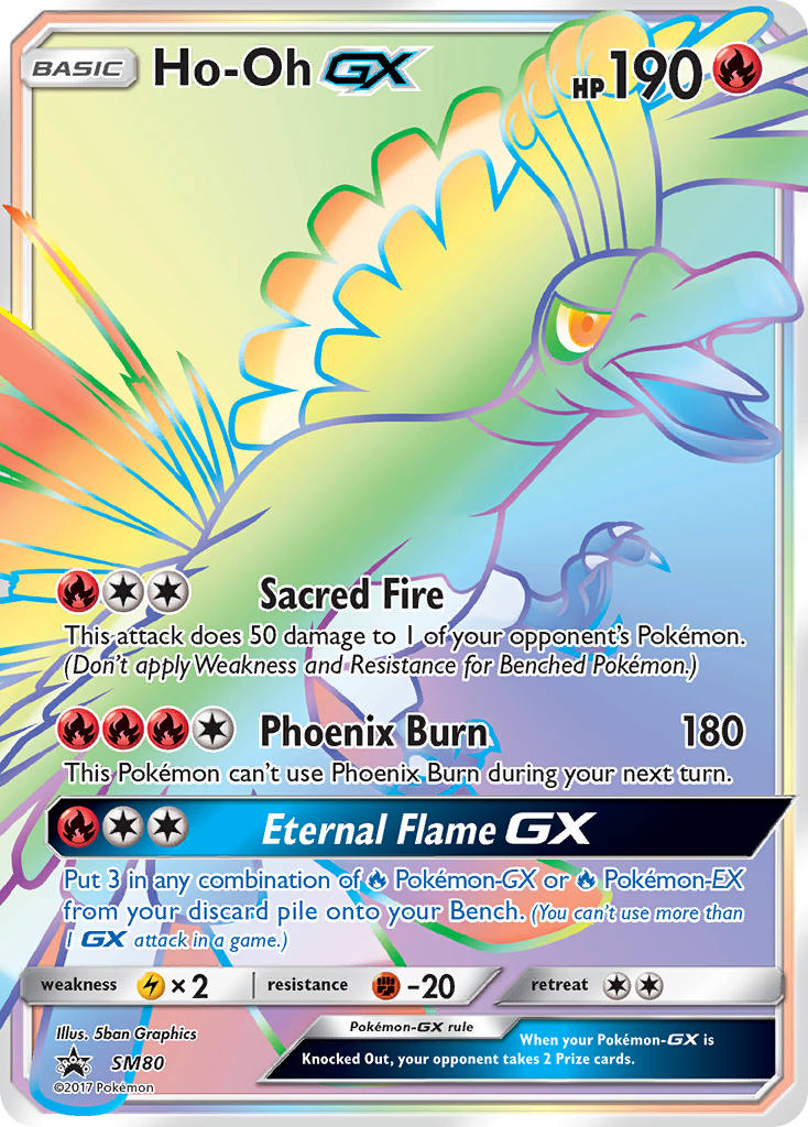 Ho-Oh GX (SM80) [Sun & Moon: Black Star Promos] - Duel Kingdom