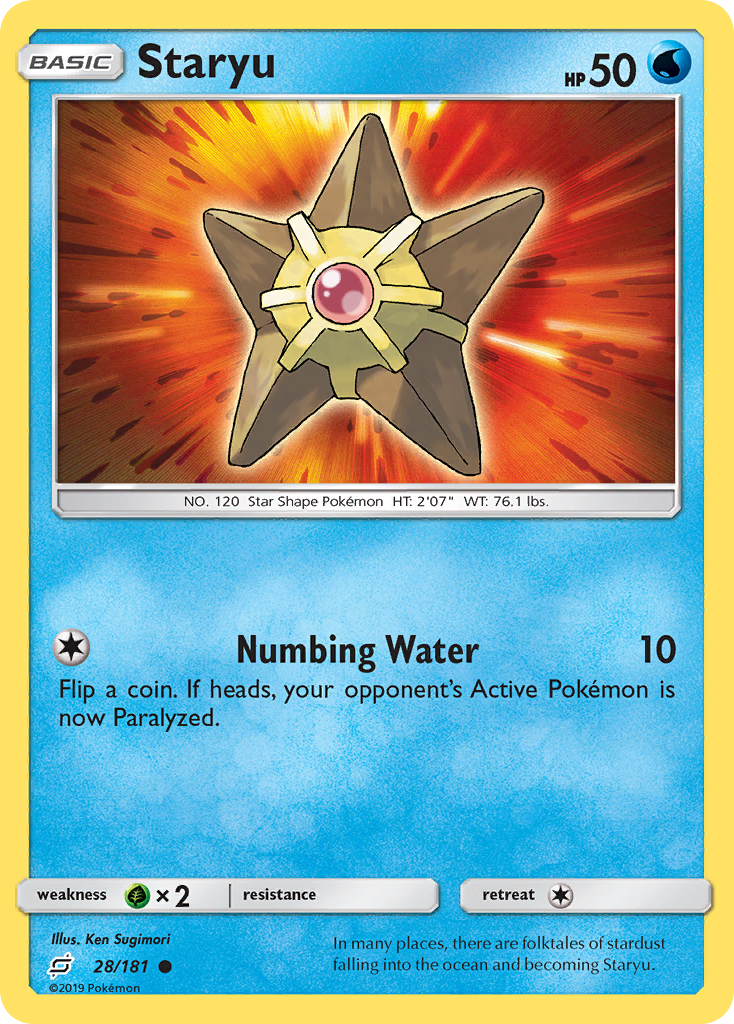 Staryu (28/181) [Sun & Moon: Team Up] - Duel Kingdom