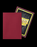 100ct Blood Red Dragon Shield Matte Sleeves-1