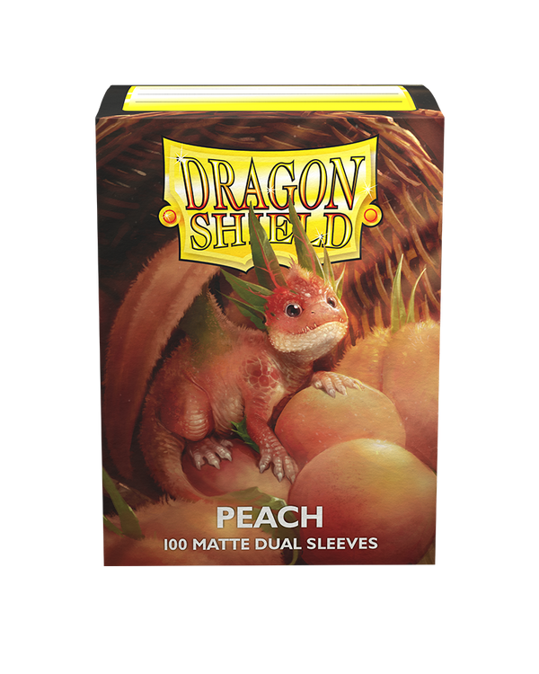 100ct Dual Matte Sleeves - Peach