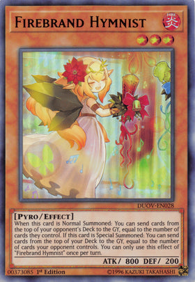 Firebrand Hymnist [DUOV-EN028] Ultra Rare