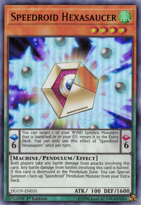 Speedroid Hexasaucer [DUOV-EN035] Ultra Rare