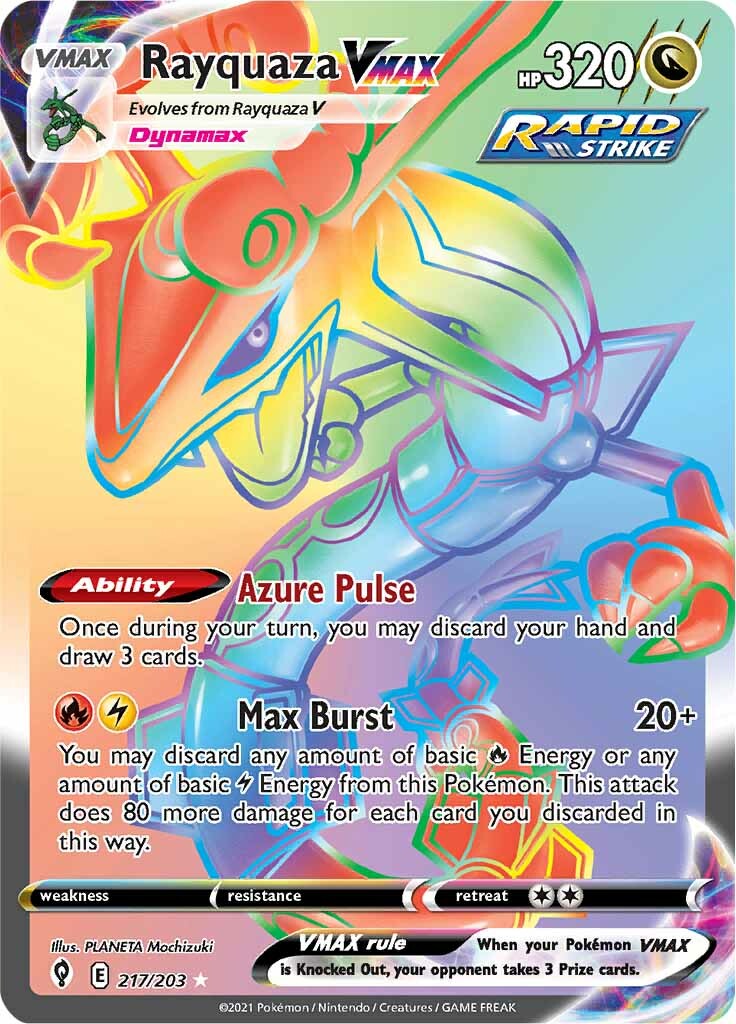 Rayquaza VMAX (217/203) [Sword & Shield: Evolving Skies] - Duel Kingdom