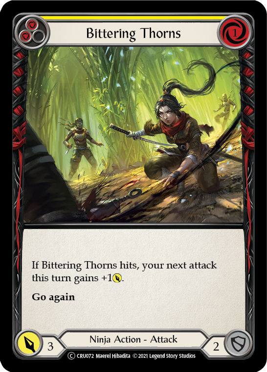 Bittering Thorns (Rainbow Foil) [CRU072-RF] Unlimited Rainbow Foil - Duel Kingdom