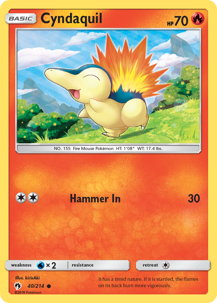 Cyndaquil (40/214) [Sun & Moon: Lost Thunder] - Duel Kingdom