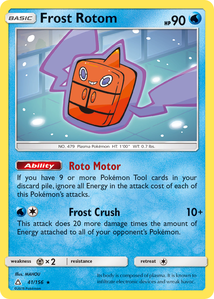 Frost Rotom (41/156) [Sun & Moon: Ultra Prism] - Duel Kingdom