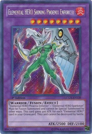 Elemental HERO Shining Phoenix Enforcer [LCGX-EN139] Secret Rare - Duel Kingdom
