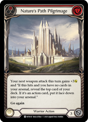 Nature's Path Pilgrimage (Red) [WTR147] Unlimited Rainbow Foil - Duel Kingdom