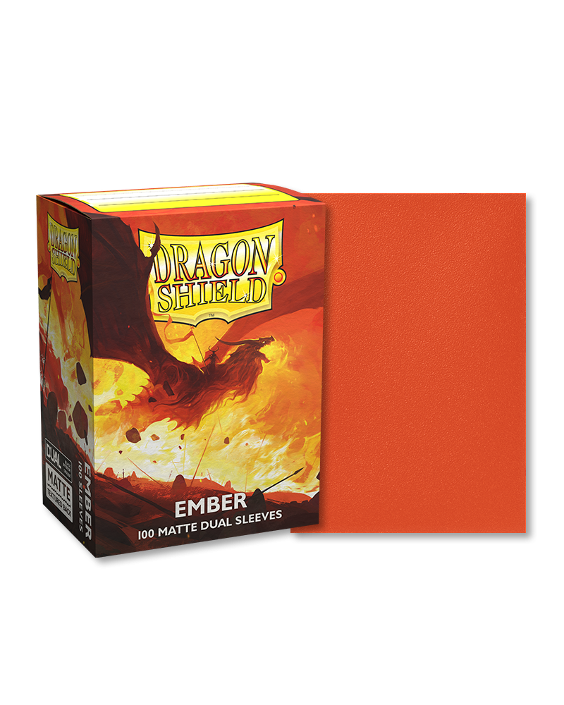 100ct Dual Matte Sleeves - Ember