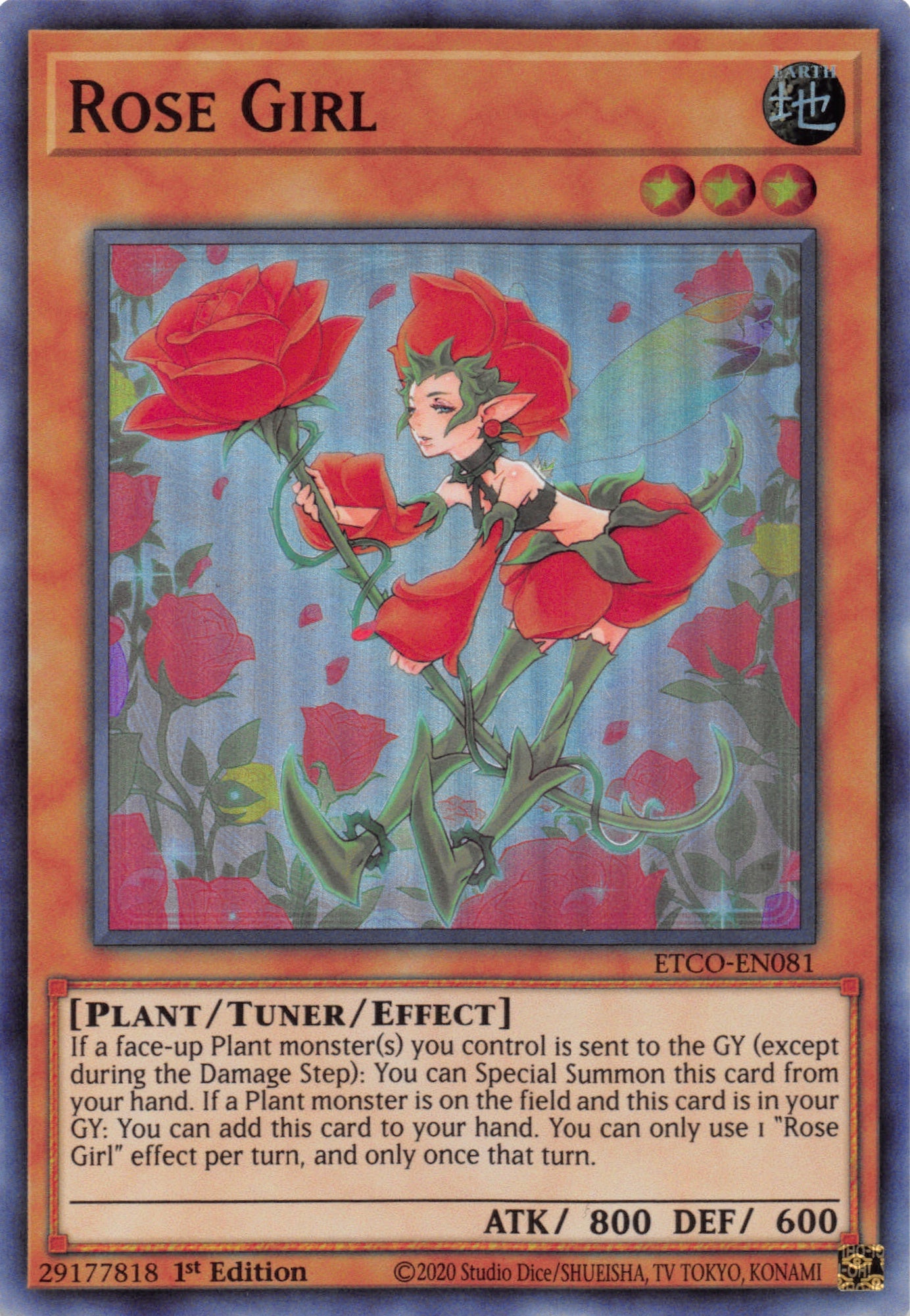 Rose Girl [ETCO-EN081] Super Rare