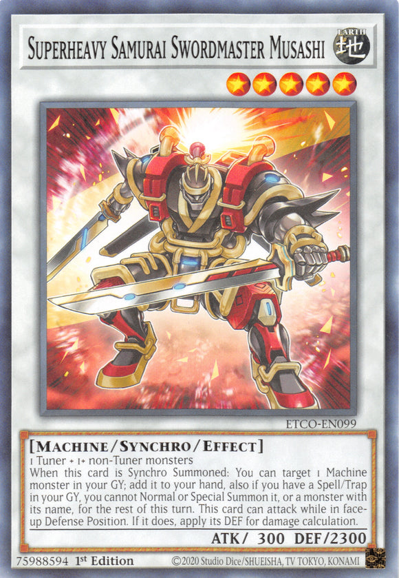 Superheavy Samurai Swordmaster Musashi [ETCO-EN099] Common