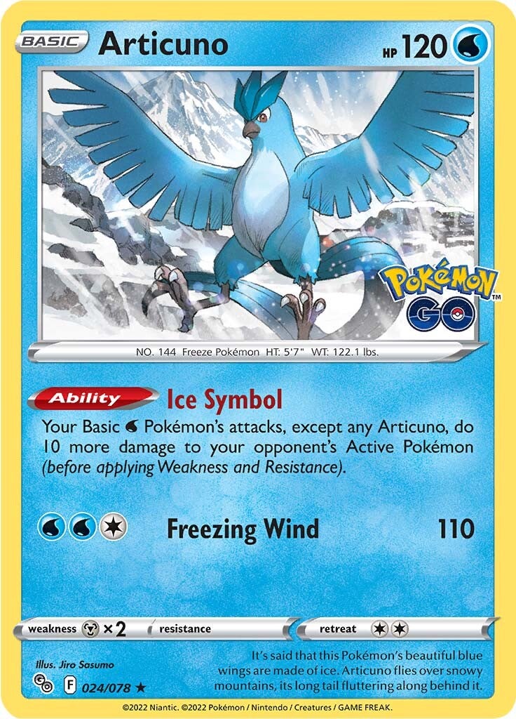 Articuno (024/078) [Pokémon  GO]