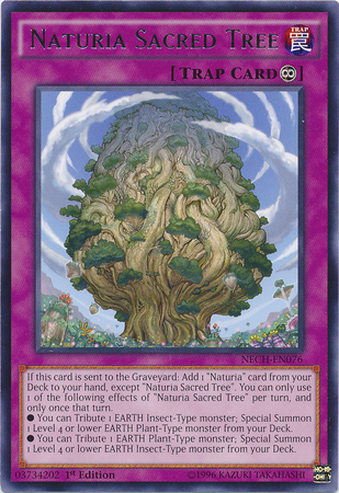Naturia Sacred Tree [NECH-EN076] Rare - Duel Kingdom