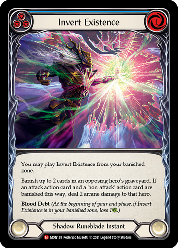 Invert Existence [MON158-RF] 1st Edition Rainbow Foil - Duel Kingdom