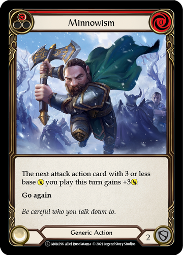 Minnowism (Red) (Rainbow Foil) [U-MON296-RF] Unlimited Rainbow Foil - Duel Kingdom