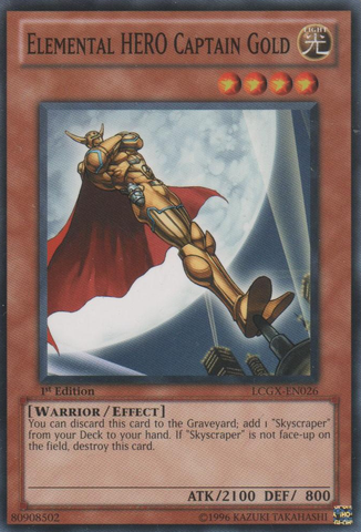 Elemental HERO Captain Gold [LCGX-EN026] Common - Duel Kingdom