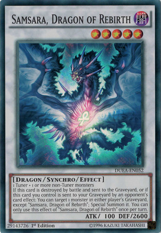Samsara, Dragon of Rebirth [DUEA-EN052] Super Rare - Duel Kingdom