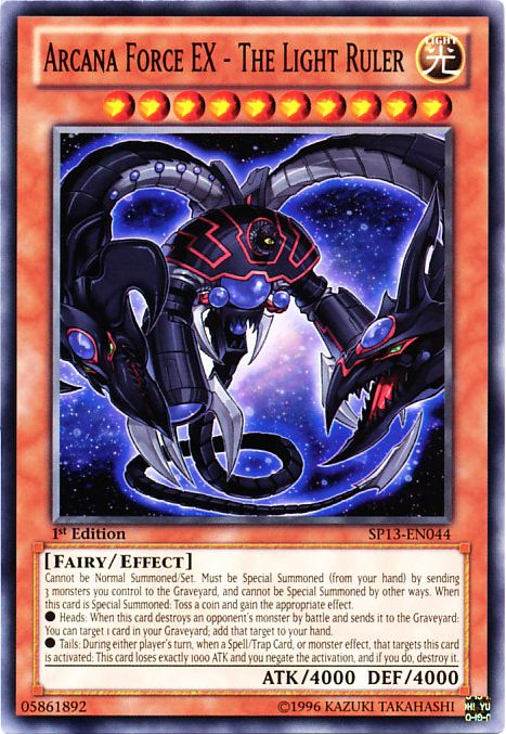 Arcana Force EX - The Light Ruler [SP13-EN044] Common - Duel Kingdom
