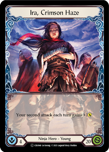 Ira, Crimson Haze (Rainbow Foil) [CRU046-RF] Unlimited Rainbow Foil - Duel Kingdom
