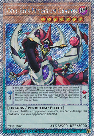 Odd-Eyes Pendulum Dragon [CT12-EN001] Secret Rare - Duel Kingdom