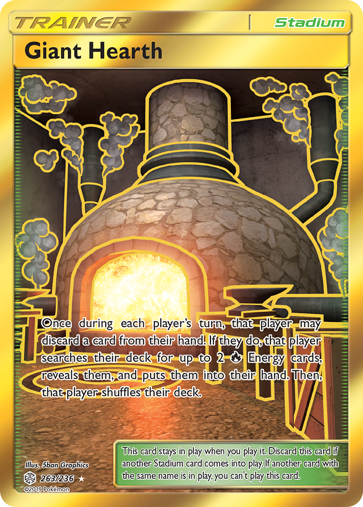 Giant Hearth (263/236) [Sun & Moon: Cosmic Eclipse] - Duel Kingdom