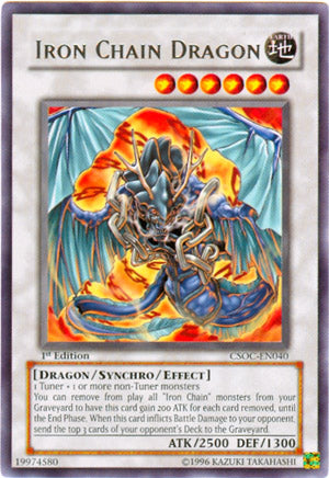 Iron Chain Dragon [CSOC-EN040] Rare - Duel Kingdom