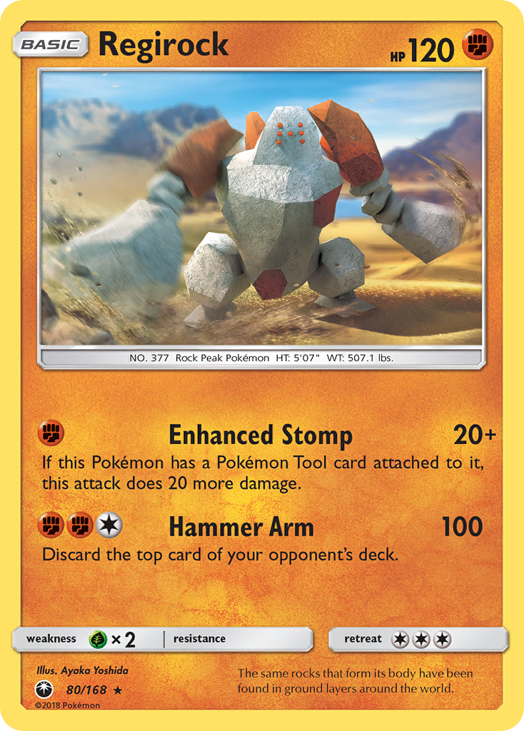 Regirock (80/168) [Sun & Moon: Celestial Storm] - Duel Kingdom