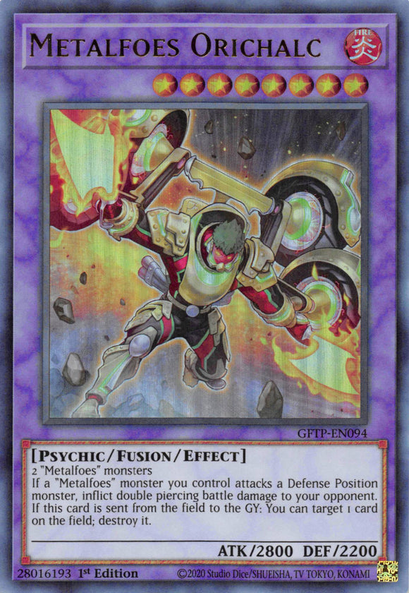 Metalfoes Orichalc [GFTP-EN094] Ultra Rare