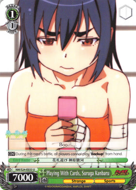 Playing With Cards, Suruga Kanbaru (NM/S24-E033) [NISEMONOGATARI]