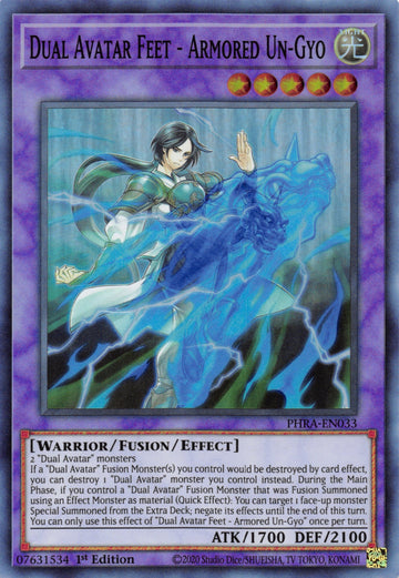 Dual Avatar Feet - Armored Un-Gyo [PHRA-EN033] Super Rare