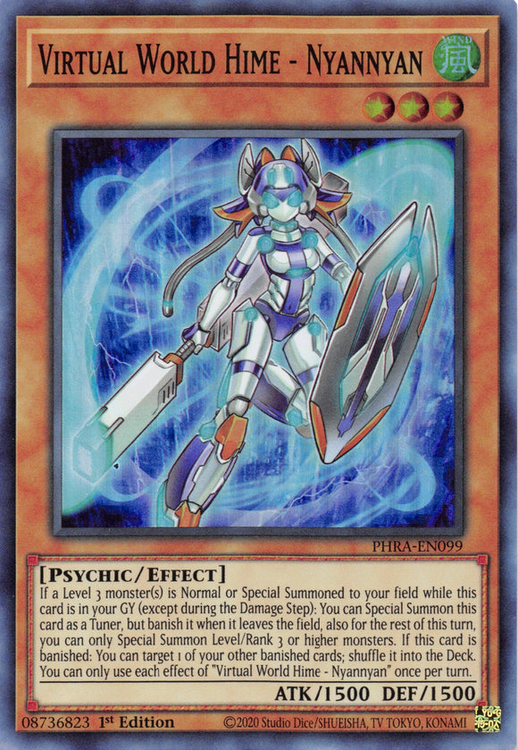 Virtual World Hime - Nyannyan [PHRA-EN099] Super Rare